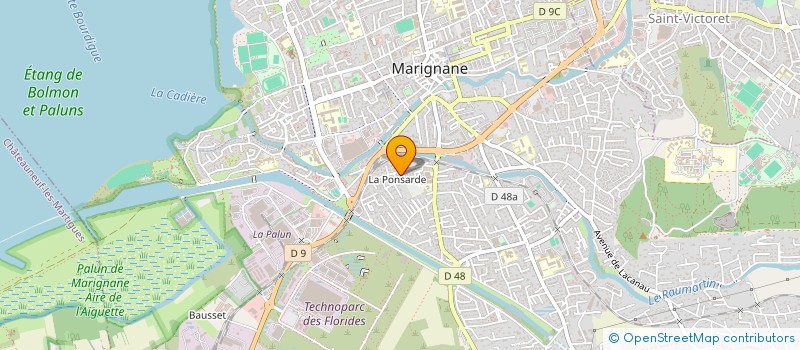 localisation de l'entreprise SERENITY à MARIGNANE