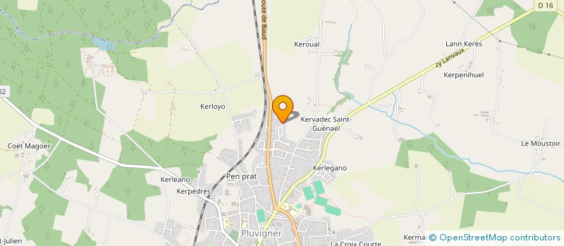 localisation de l'entreprise SERENITY  PLUVIGNER