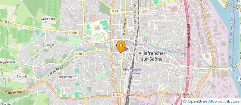 localisation de l'entreprise SERENITY BATI à VILLEFRANCHE-SUR-SAONE