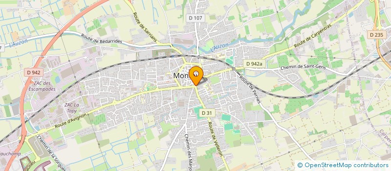 localisation de l'entreprise SERENITY BEAUTY  MONTEUX