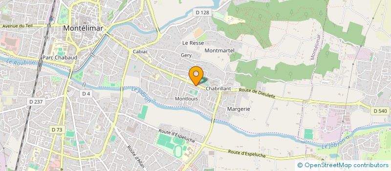 localisation de l'entreprise SERENITY CONCIERGERIE LOCATIVE  MONTELIMAR