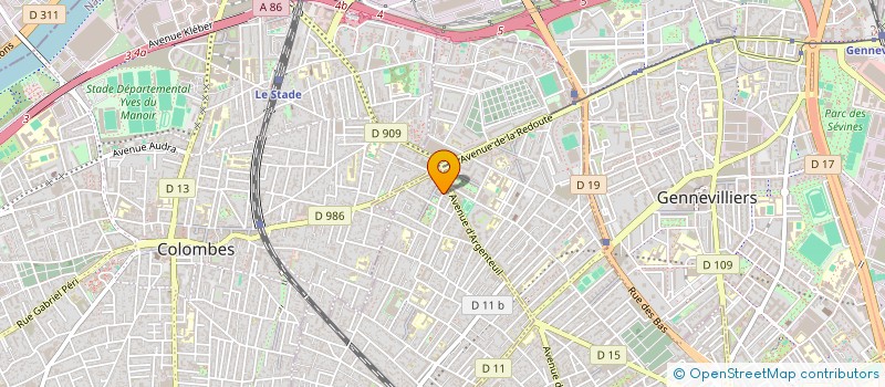 localisation de l'entreprise SERENITY CONSULTING à BOIS-COLOMBES