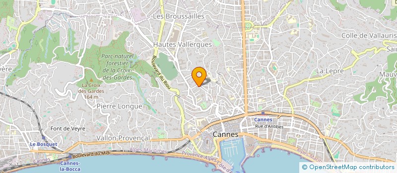 localisation de l'entreprise SERENITY CORPORATION à CANNES