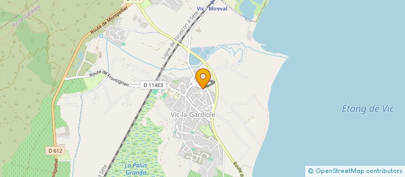 localisation de l'entreprise SERENITY DIFFUSION  VIC-LA-GARDIOLE