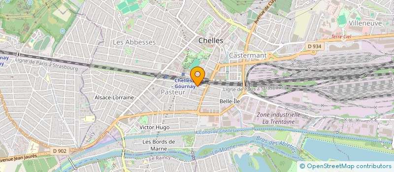 localisation de l'entreprise SERENITY DRIVING  CHELLES