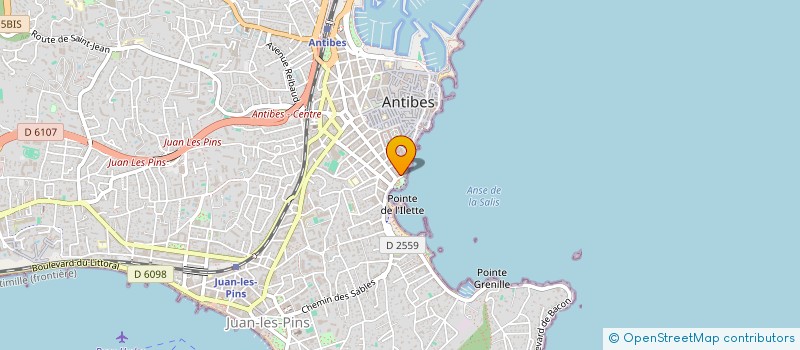 localisation de l'entreprise SERENITY ELEC à ANTIBES