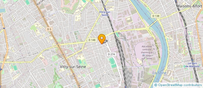 localisation de l'entreprise SERENITY-IMMO  VITRY-SUR-SEINE