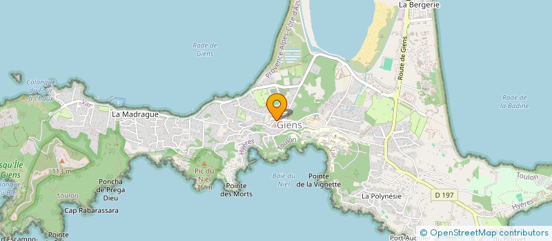 localisation de l'entreprise SERENITY INVESTISSEMENTS à HYERES