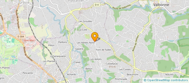 localisation de l'entreprise SERENITY LIFE  MOUANS-SARTOUX