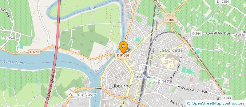 localisation de l'entreprise SERENITY PATRIMOINES  LIBOURNE