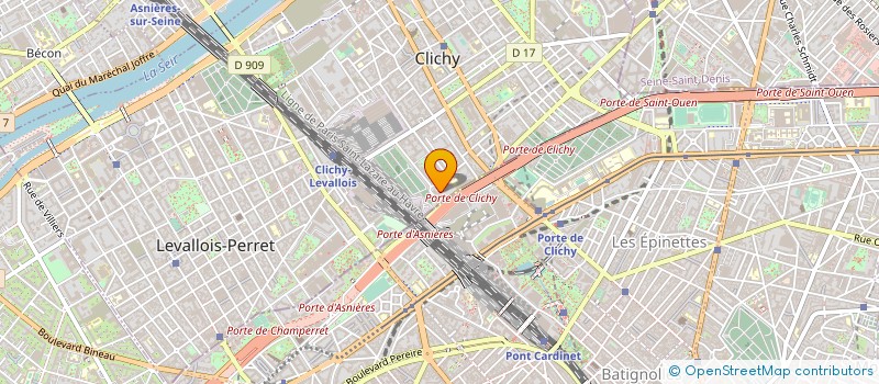 localisation de l'entreprise SERENITY PRESTAPRO à CLICHY