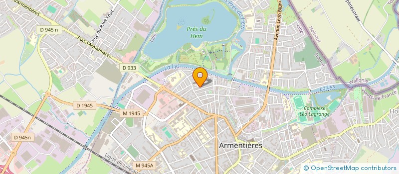localisation de l'entreprise SERENITY SECURITE à ARMENTIERES