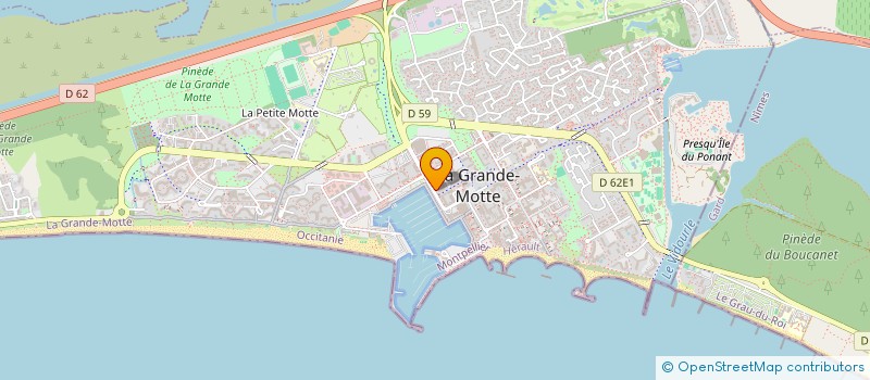 localisation de l'entreprise SERENITY SERVICES à LA GRANDE-MOTTE