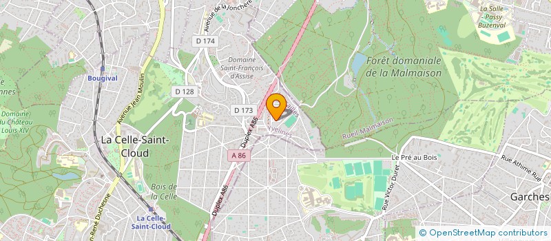 localisation de l'entreprise SERENITY TRANSFERT  LA CELLE-SAINT-CLOUD