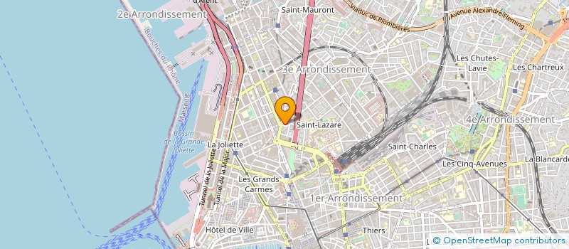 localisation de l'entreprise SERENITY TRAVEL & TOURISM  MARSEILLE 3