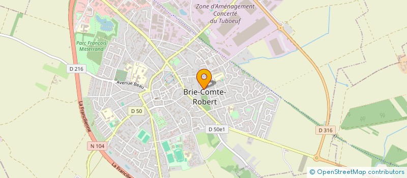 localisation de l'entreprise SERENITY UNIT SECURITE & PROTECTION à BRIE-COMTE-ROBERT