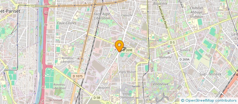 localisation de l'entreprise SERENIVIE  GRENOBLE