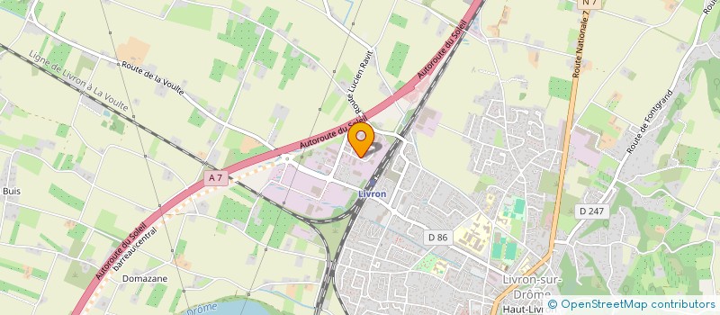 localisation de l'entreprise SERENIWAY  LIVRON-SUR-DROME