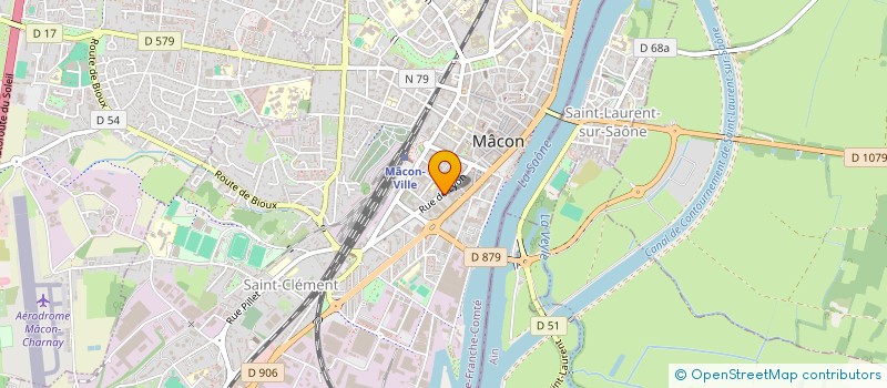 localisation de l'entreprise SERENNYS à MACON