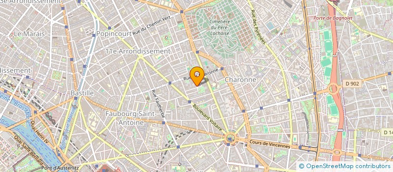 localisation de l'entreprise SERENO  PARIS