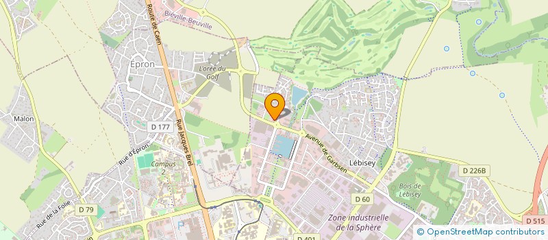 localisation de l'entreprise SERENOR à HEROUVILLE-SAINT-CLAIR