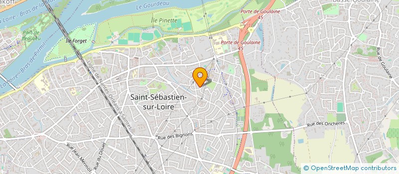 localisation de l'entreprise SERENUS à SAINT-SEBASTIEN-SUR-LOIRE