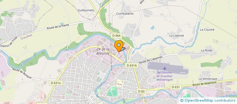 localisation de l'entreprise SERENUS INVEST  GRAULHET