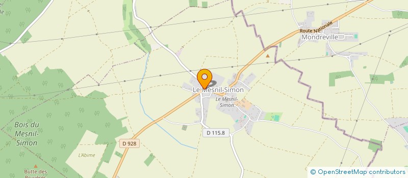 localisation de l'entreprise SERENYCE à LE MESNIL-SIMON
