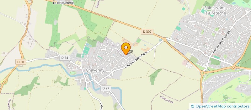 localisation de l'entreprise SEREPI à CHAVENAY