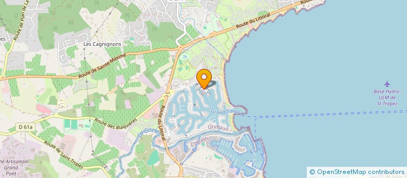 localisation de l'entreprise SEREVAL à GRIMAUD