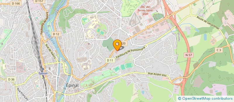 localisation de l'entreprise SEREVOSG  CHAVELOT