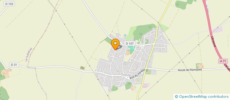 localisation de l'entreprise SEREY GYM  TROUY