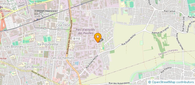 localisation de l'entreprise SERF TECHNOLOGIES  DECINES-CHARPIEU