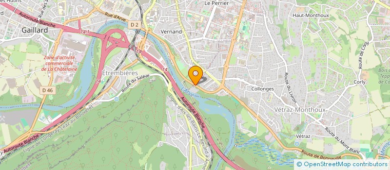 localisation de l'entreprise SERFABY  VETRAZ-MONTHOUX