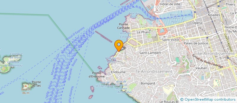 localisation de l'entreprise SERFATY LAPLANE INDIVISION à MARSEILLE
