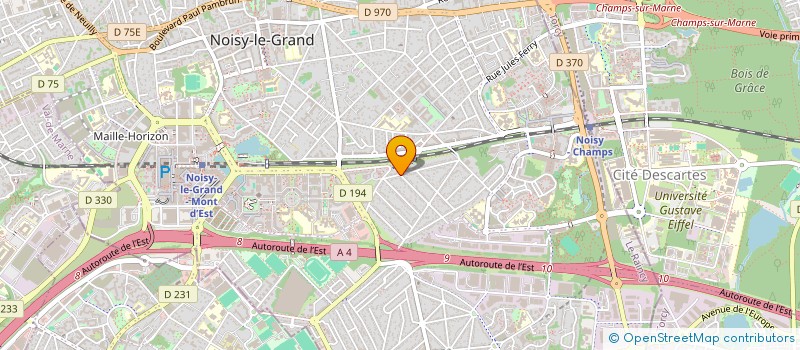 localisation de l'entreprise SERFIG à NOISY-LE-GRAND