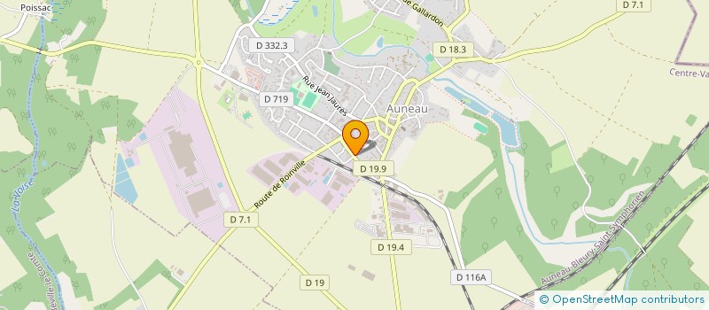 localisation de l'entreprise SERFITEC à AUNEAU-BLEURY-SAINT-SYMPHORIEN