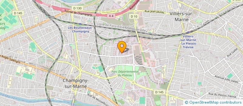 localisation de l'entreprise SERFLEX à CHAMPIGNY-SUR-MARNE