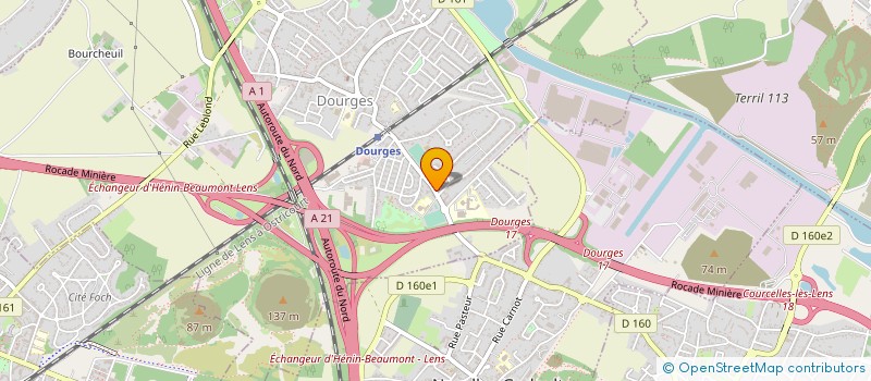 localisation de l'entreprise SERFRAIS à DOURGES