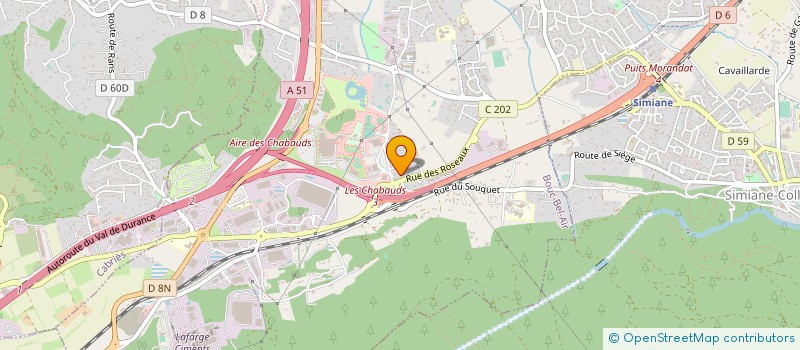 localisation de l'entreprise SERFRAN à BOUC-BEL-AIR