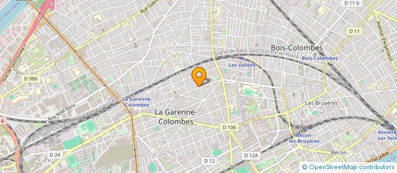 localisation de l'entreprise SERG à LA GARENNE-COLOMBES