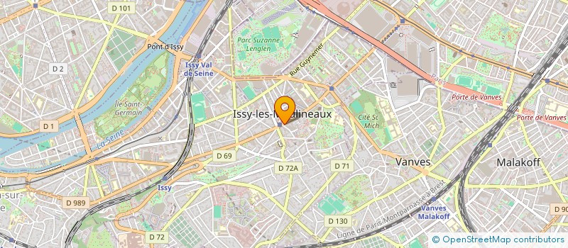 localisation de l'entreprise SERGE à ISSY-LES-MOULINEAUX