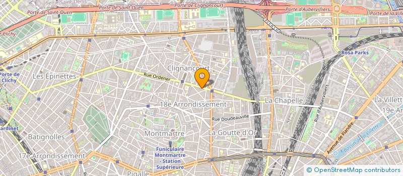 localisation de l'entreprise SERGE à PARIS