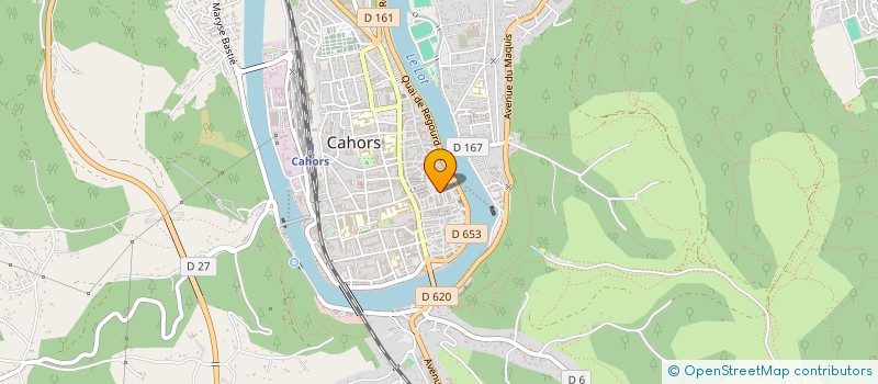 localisation de l'entreprise SERGE ARNOUX DIFFUSION à CAHORS