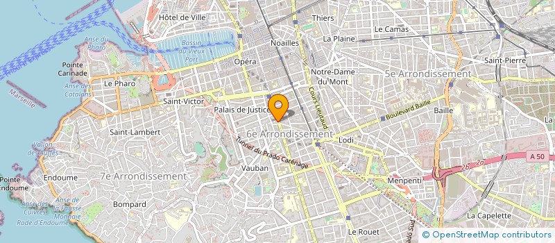 localisation de l'entreprise SERGE ATTALI ET CIE à MARSEILLE