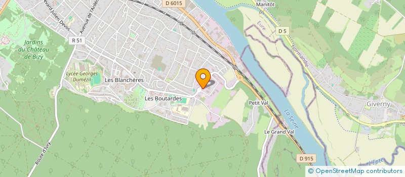 localisation de l'entreprise SERGE AUTO  VERNON