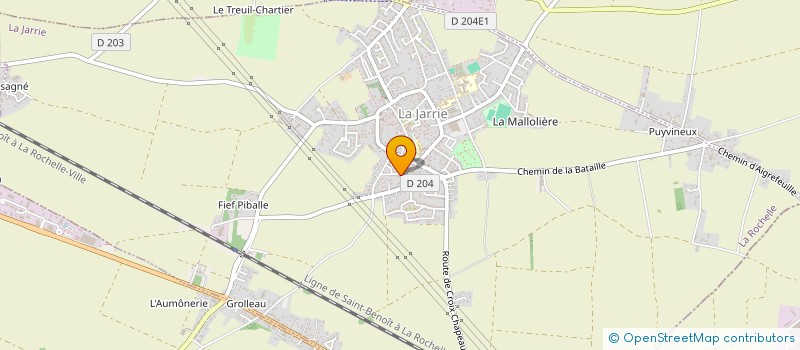 localisation de l'entreprise SERGE AVRIL PRODUCTIONS  LA JARRIE