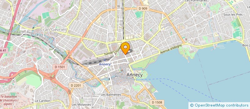 localisation de l'entreprise SERGE BOUVARD PROMOTION à ANNECY