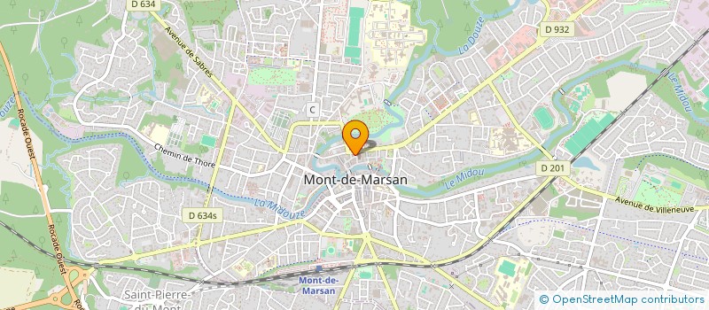 localisation de l'entreprise SERGE BRANCO DEMENAGEMENTS  MONT-DE-MARSAN