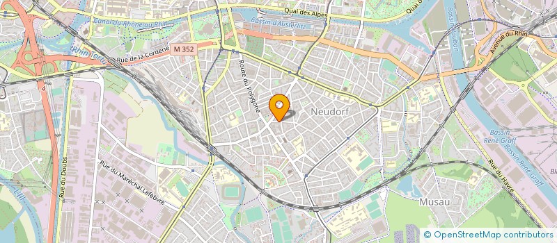 localisation de l'entreprise SERGE BUCHERT EURL à STRASBOURG